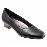 Trotters Women's Doris Block Heel Pumps in black - women's heels
