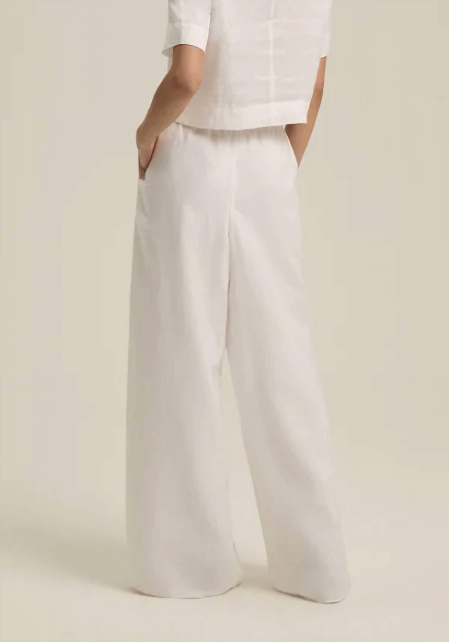 Favorite Daughter - Wide Leg Linen Pants