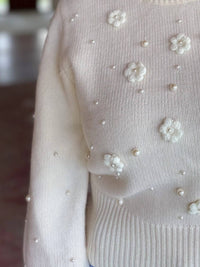 Davi & Dani - Pearl Blossoms Sweater