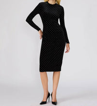 Steve Madden - Hailee Studded Velvet Dress