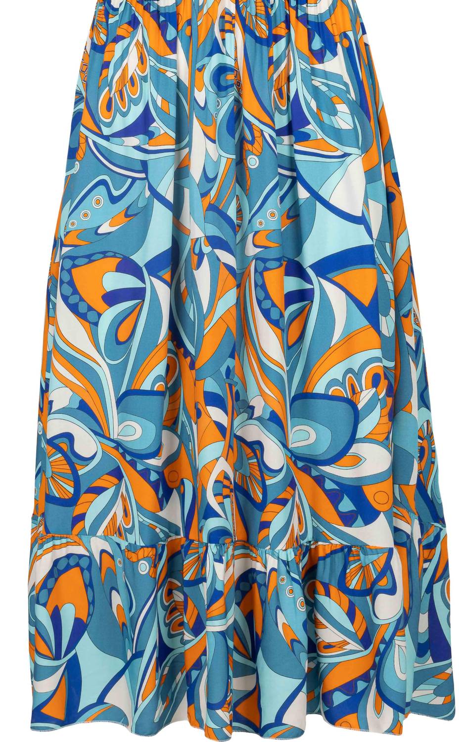 V-Neck Printed Dress