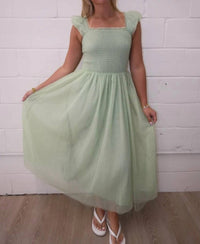 In-Loom - Dreamy Mesh Tulle Maxi Dress