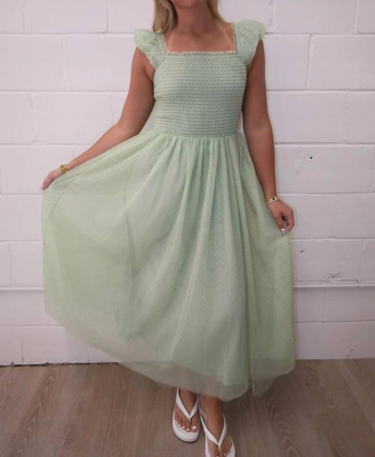 In-Loom - Dreamy Mesh Tulle Maxi Dress