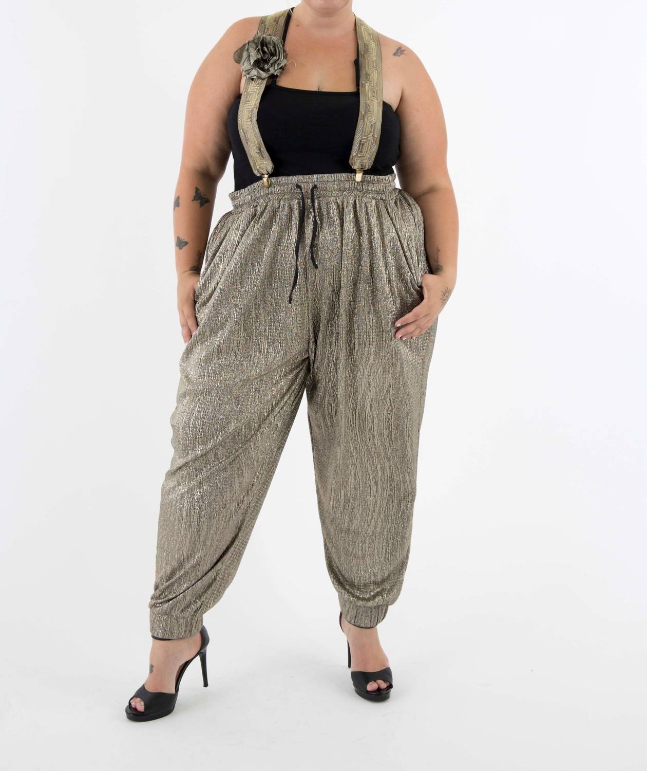 Sante Grace - Luxury Crinkle Evening Jogger