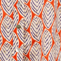 Finley - Brette Blouson Sparkle Leaf Print