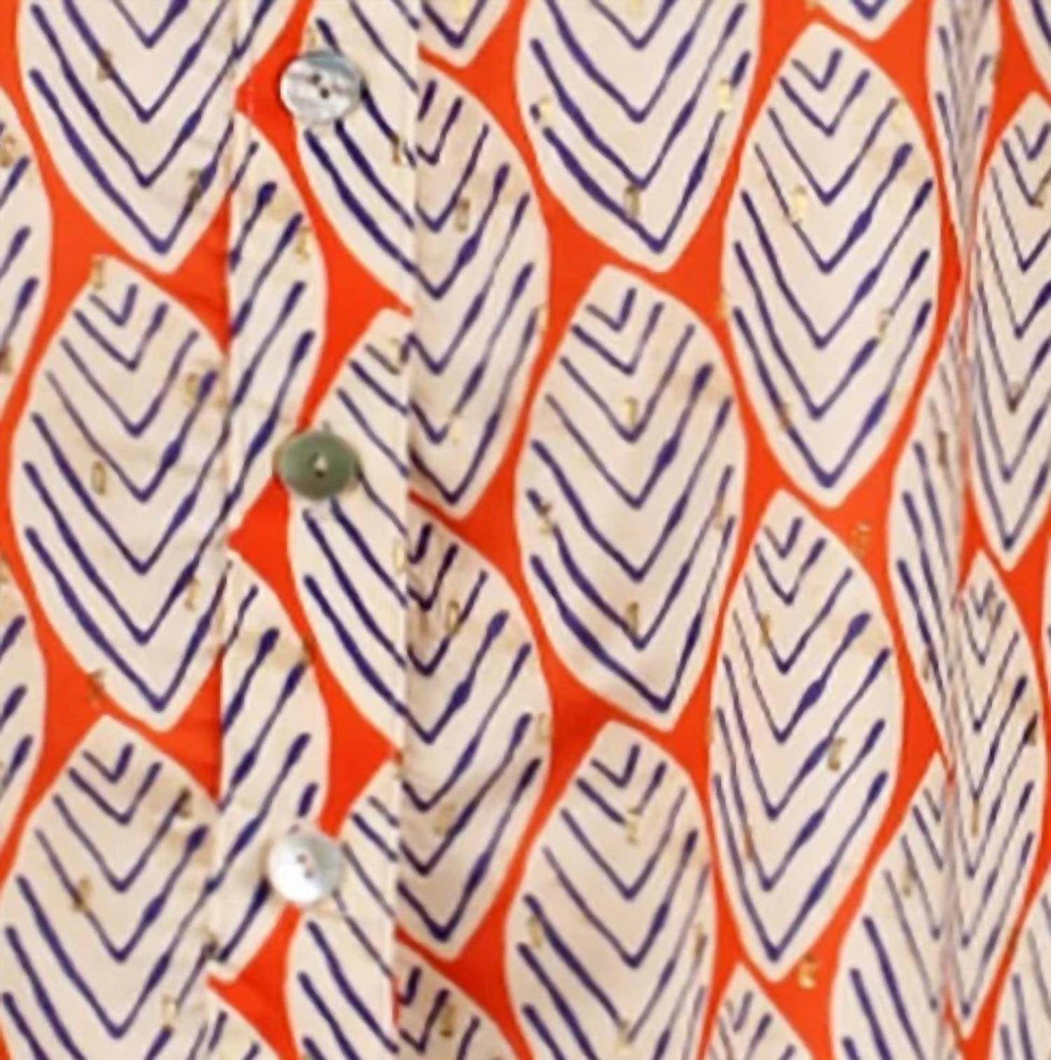 Finley - Brette Blouson Sparkle Leaf Print