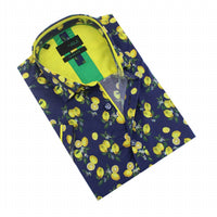 Eight X - Lemon Melody Print Short Sleeve Shirt