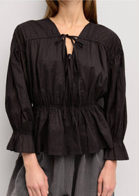 MOD REF Selina Top in black - women's blouse - view 4