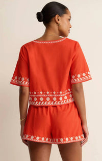 Z Supply - Cast Of Waves Short Sleeve Top