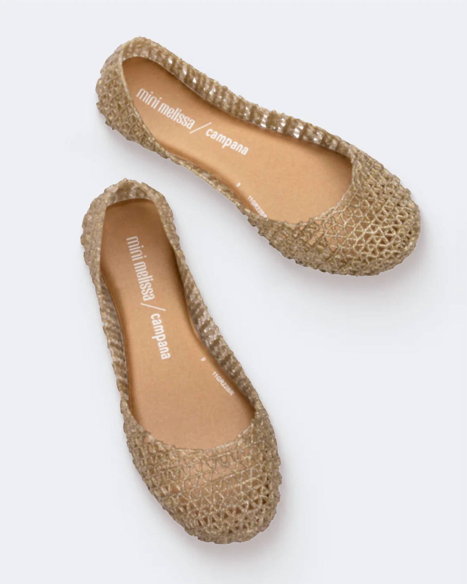 Mini Melissa - Girl's Campana Papel Flat