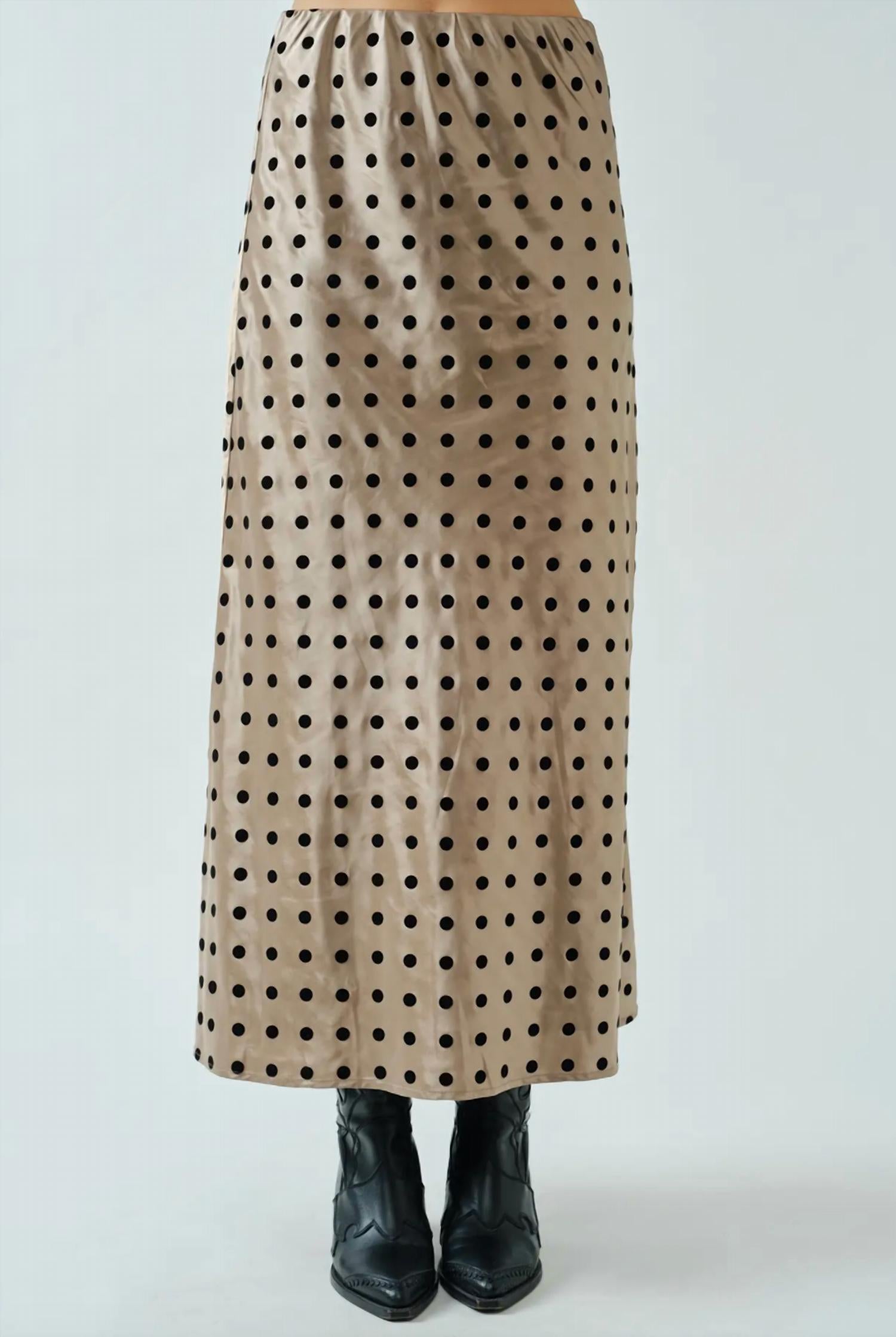 Spice Alley - Dotty Midi Skirt