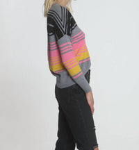 Label+Thread - Women's Sunrise Stripe Vee