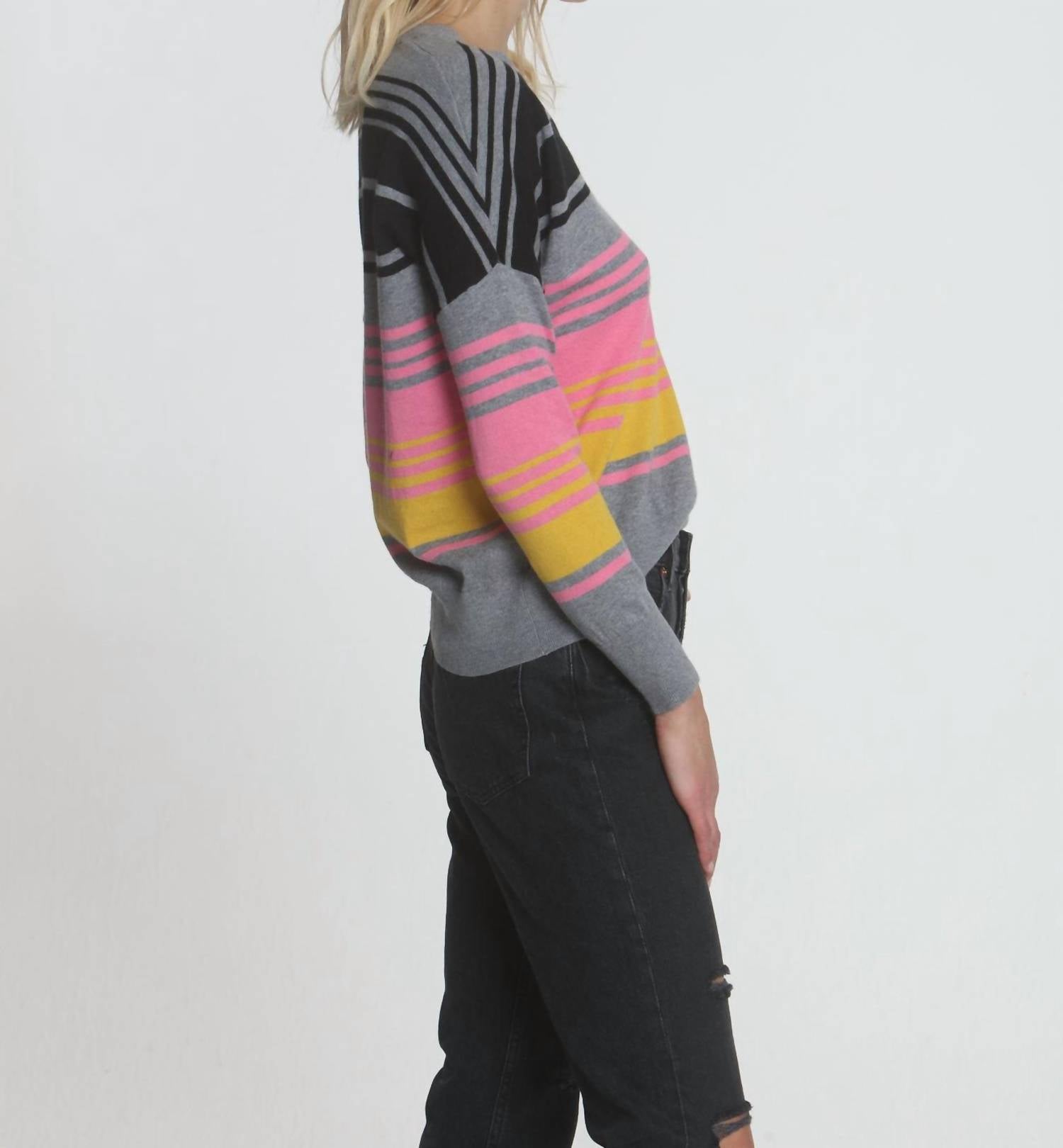 Label+Thread - Women's Sunrise Stripe Vee