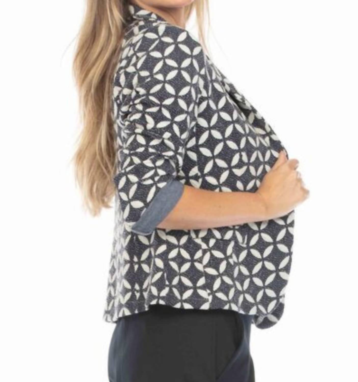 Flora Ashley - Collared Casual Jacket