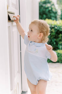 The Proper Peony - Boys Balloons Bubble Romper