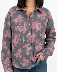 Jess Lea - Stretchy Denim Shacket