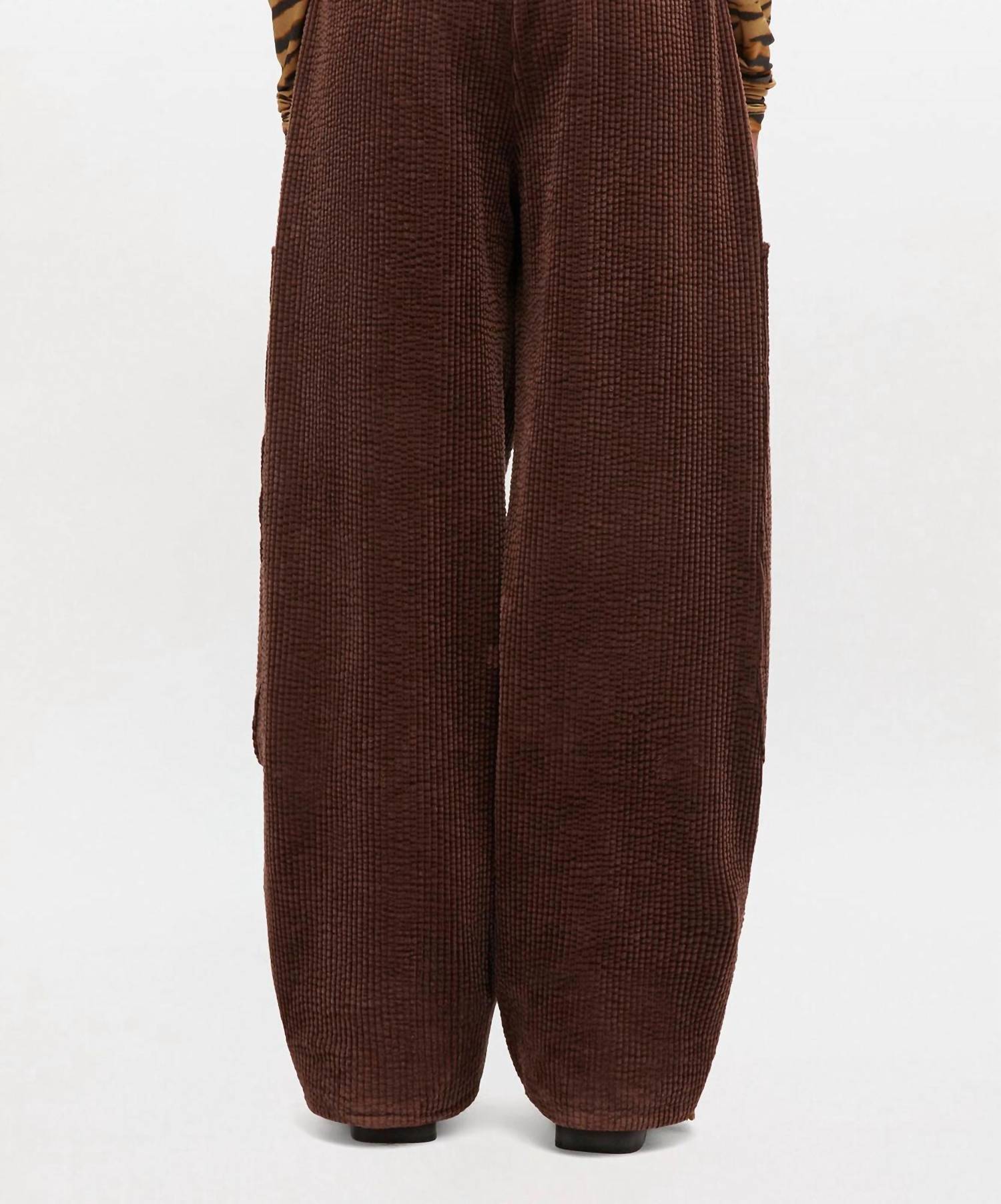 Ganni - Corduroy Curved Trousers