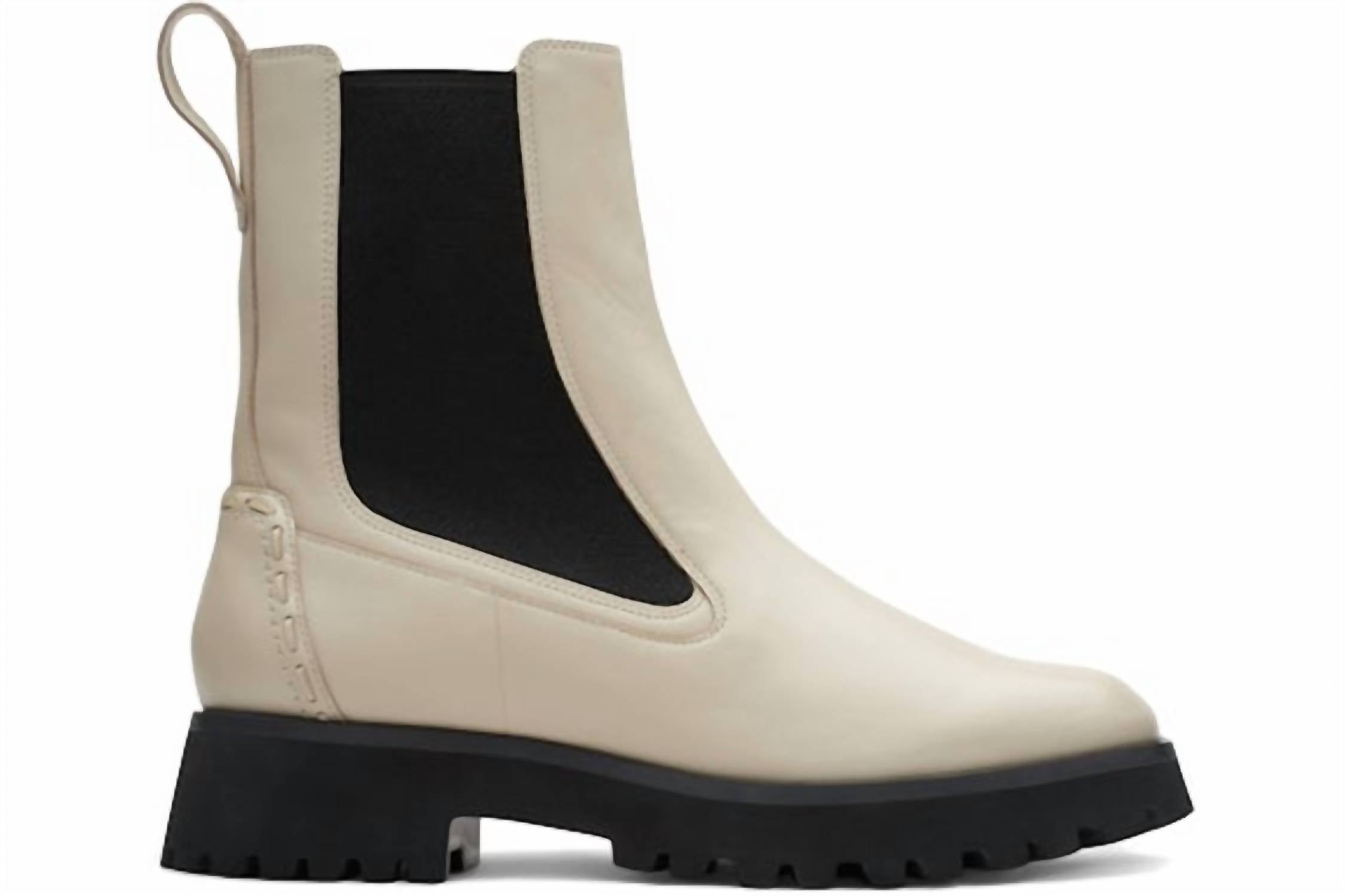 Clarks Women's Stayso Rise Boots in ivory - women's shoe