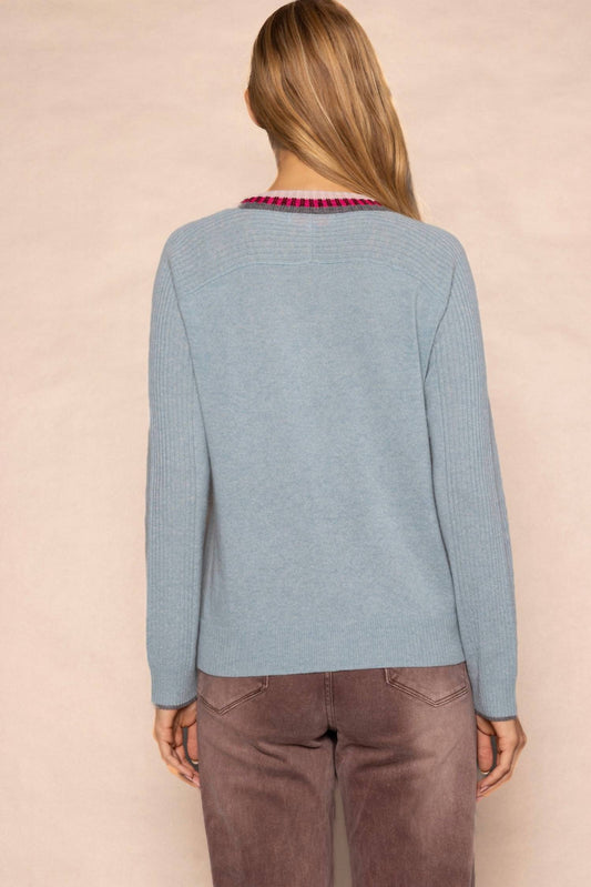 Lisa Todd - Shore Blue Cashmere Sweater