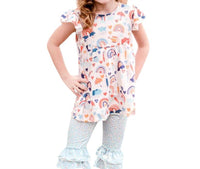 Pete + Lucy - Girls April Showers Pant Set