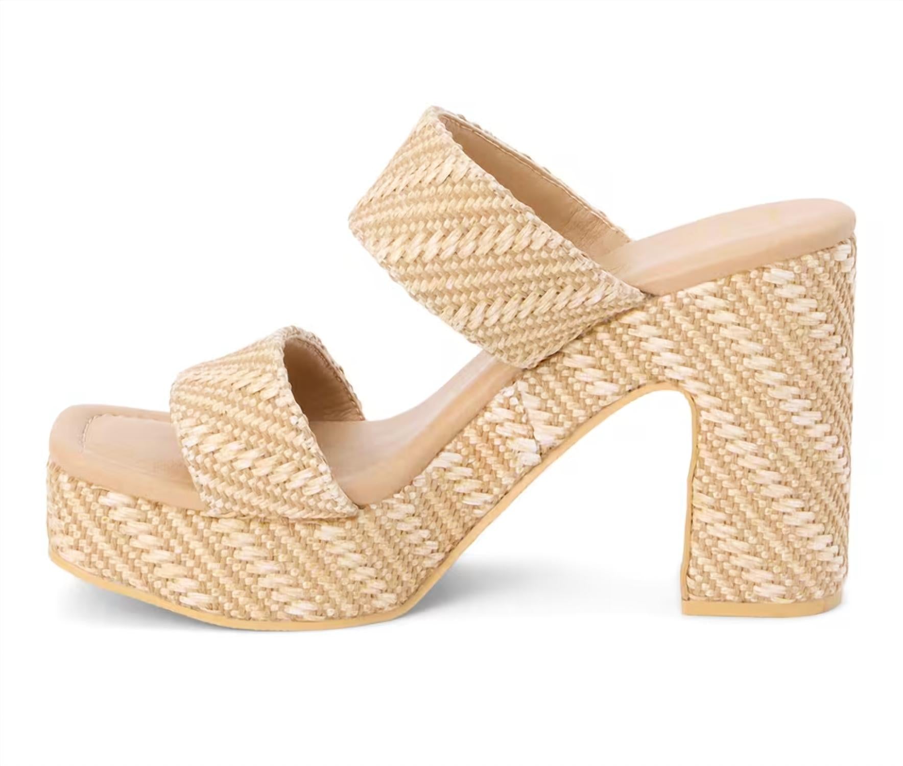 Matisse - Women's Gem Block Heel Platform Sandals
