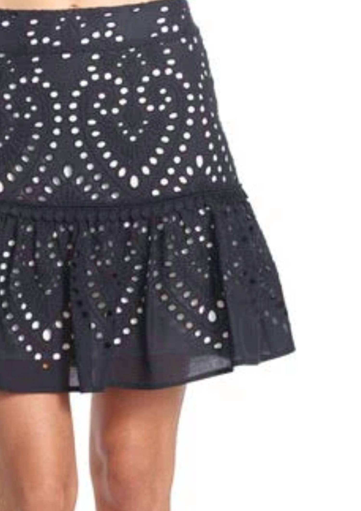 Corey Lynn Calter - Blair Ruffle Hem Mini Skirt