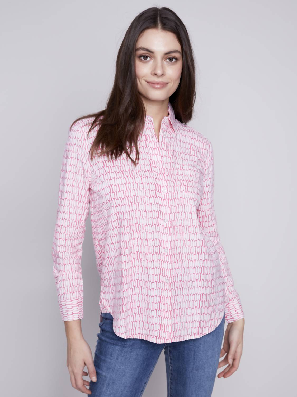 Charlie B - Printed Long Sleeve Shirt