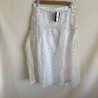 Maryam Nassir Zadeh - X J.crew Drop-waist Skirt In Embroidered Silk Organza