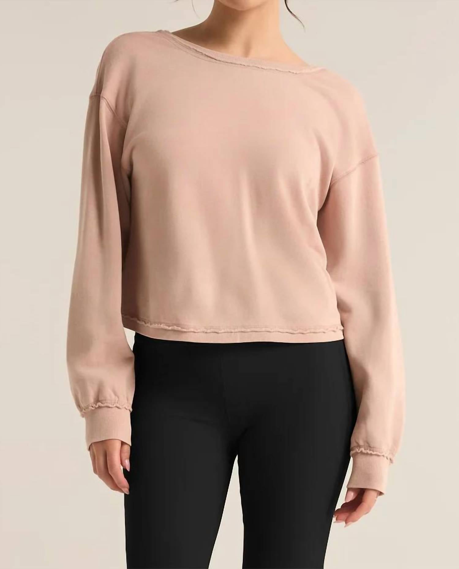 Z Supply - Reversible Twist Fleece Sweatshirt