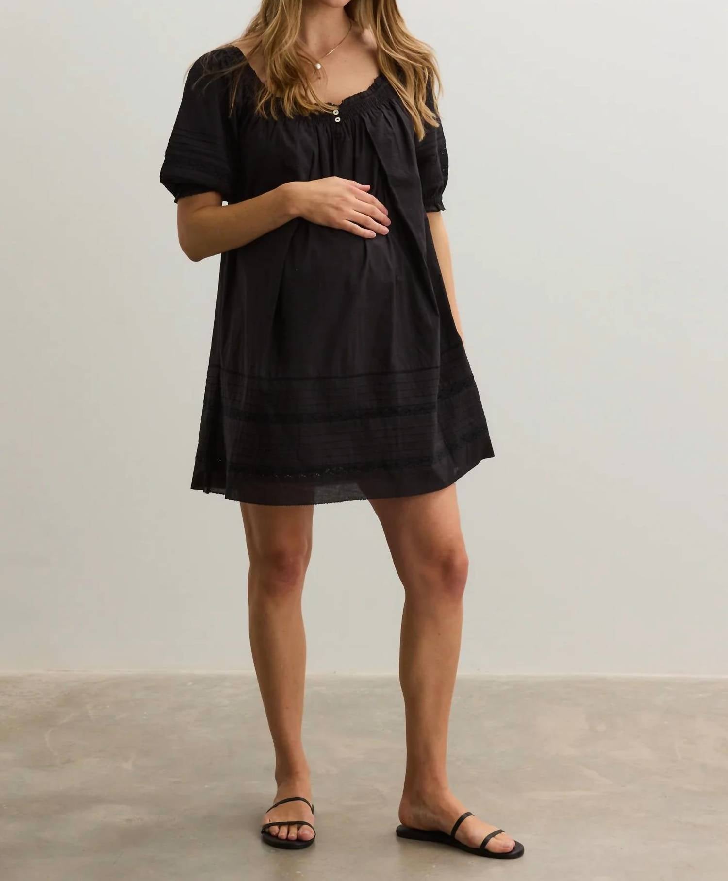 Hatch - Lottie Secret Nursing Mini Dress - Maternity