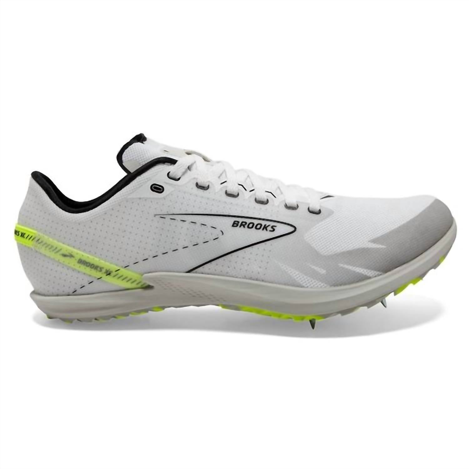BROOKS Men's Draft Xc Shoes in black green white - men's shoe