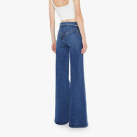 Mother - Criss Cross Roller High Rise Wide Leg Jeans