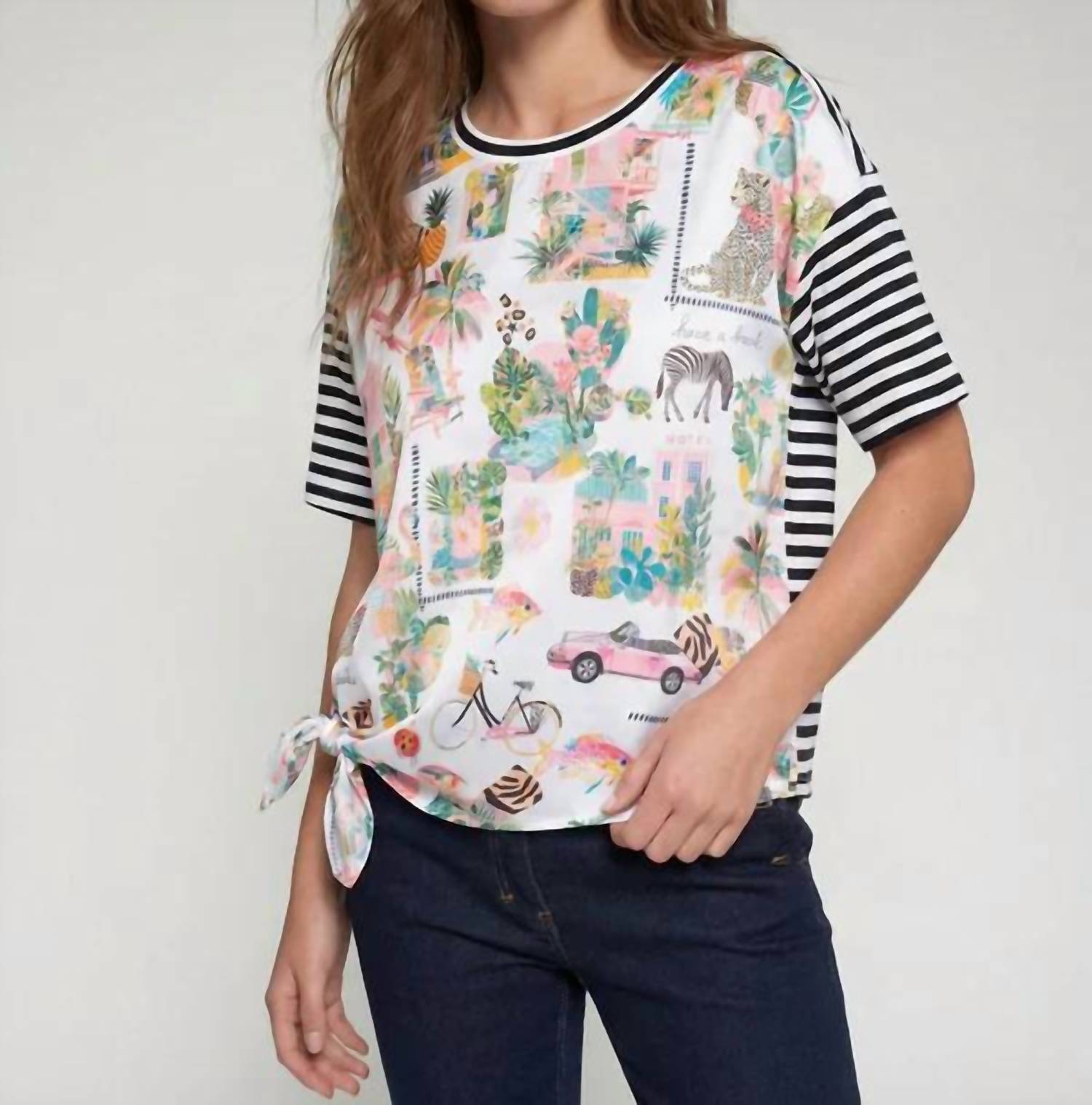 Vilagallo - Keira Crew Neck Tee