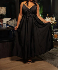 I Too - Satin Maxi Dress