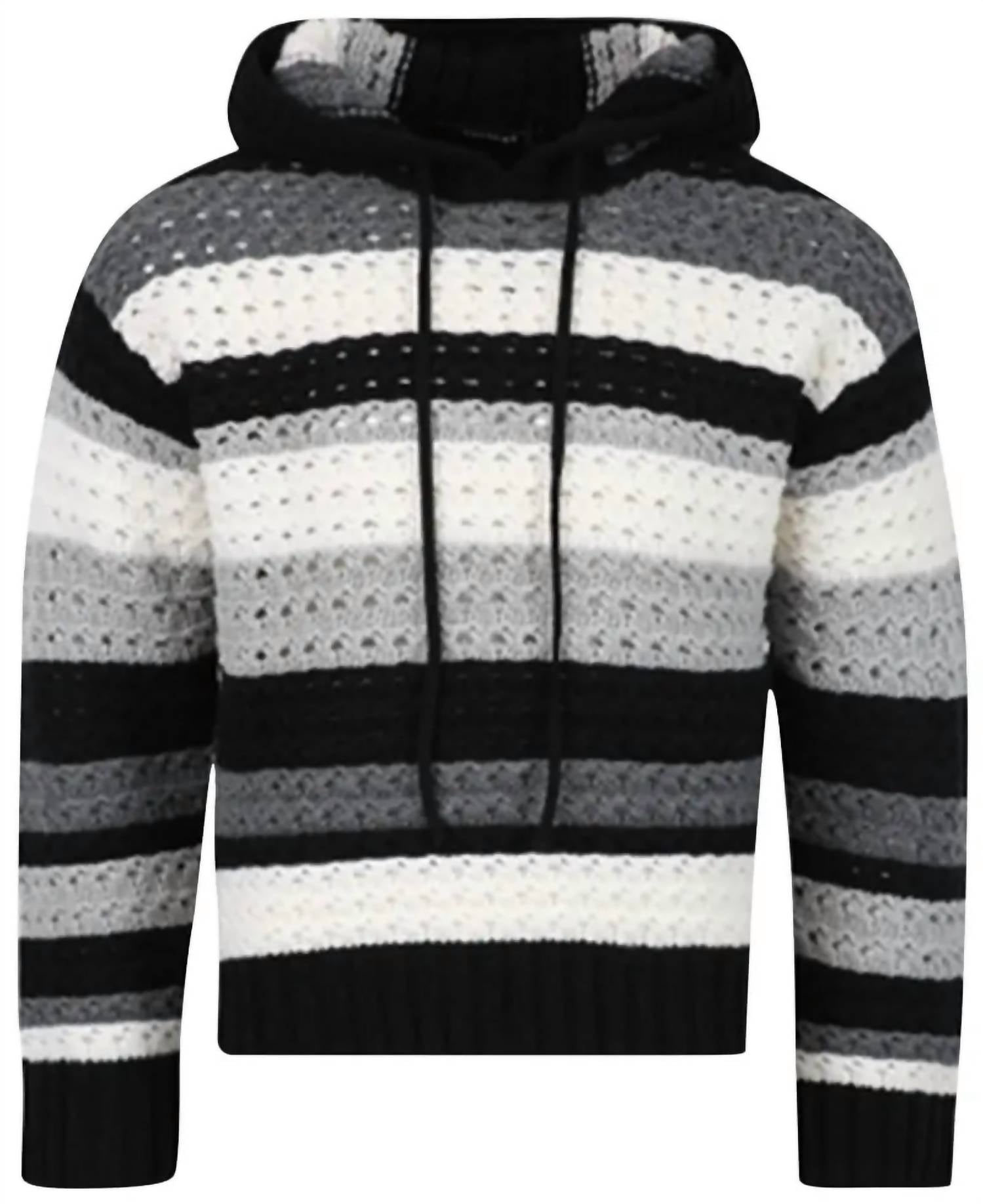 Nahmias - Crochet Wool Hoodi