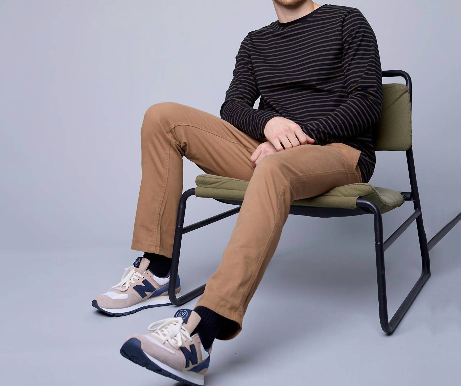 Hedge - Striped Long Sleeve Shirt