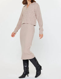 Current Air - Two Fer Sweater Midi Dress