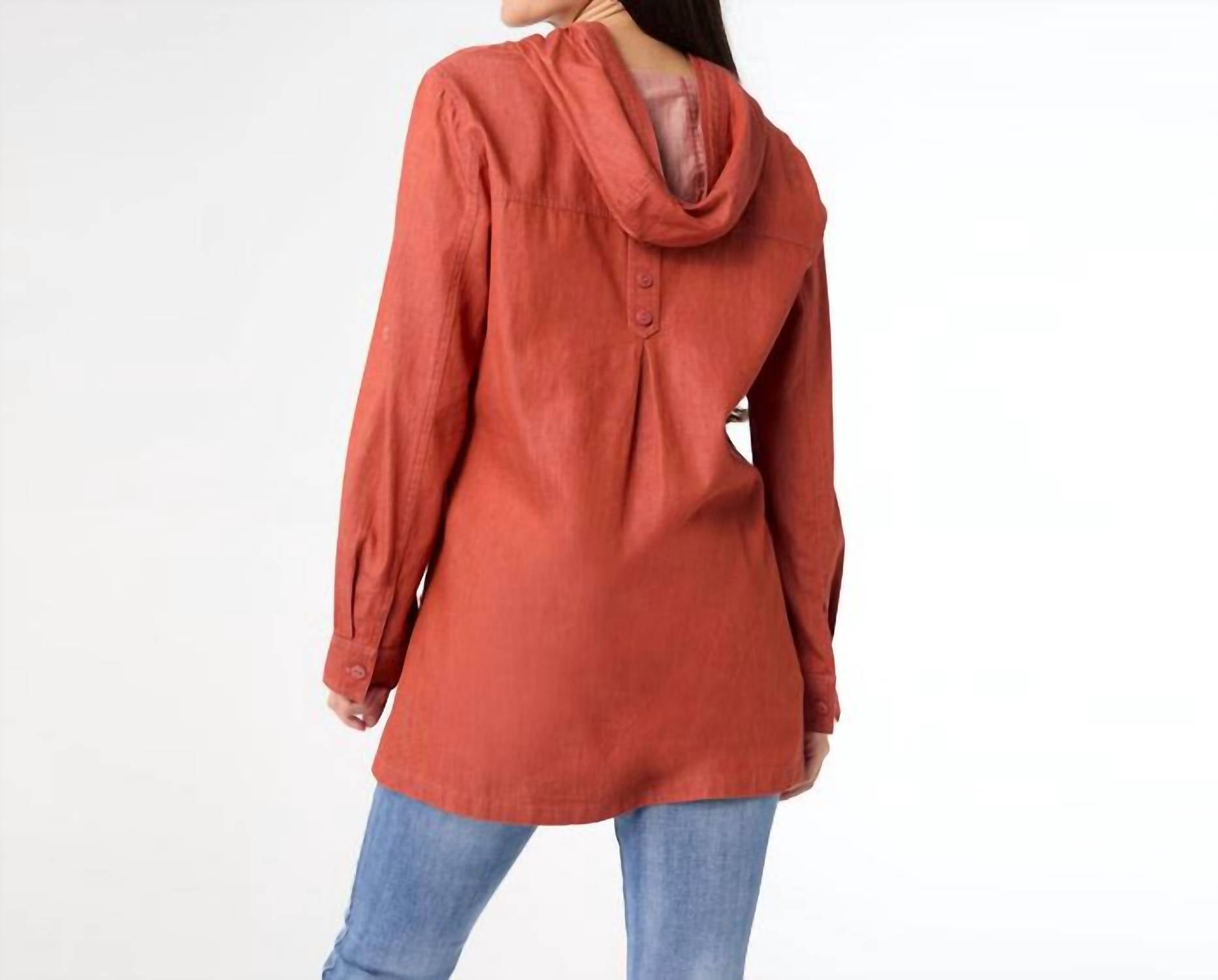 Coco + Carmen - Maddie Hooded Tunic Top