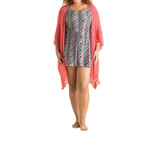 On The Plus Side - Bobbi One Piece Swimdress - Plus Size