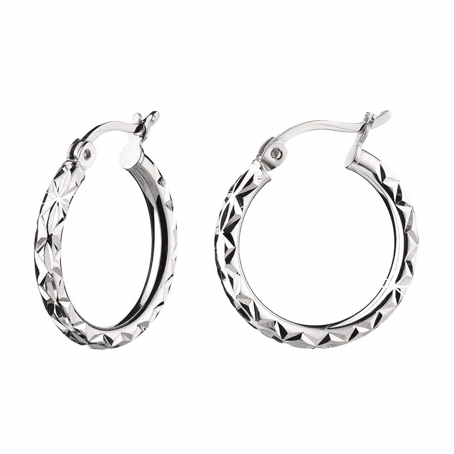 Gold & Honey - Women's Small Hoop Earrings - Set Of 2