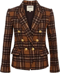 L'Agence - Kenzie Plaid Blazer