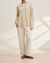 Velvet By Graham & Spencer - Heavy Linen Clee Pant