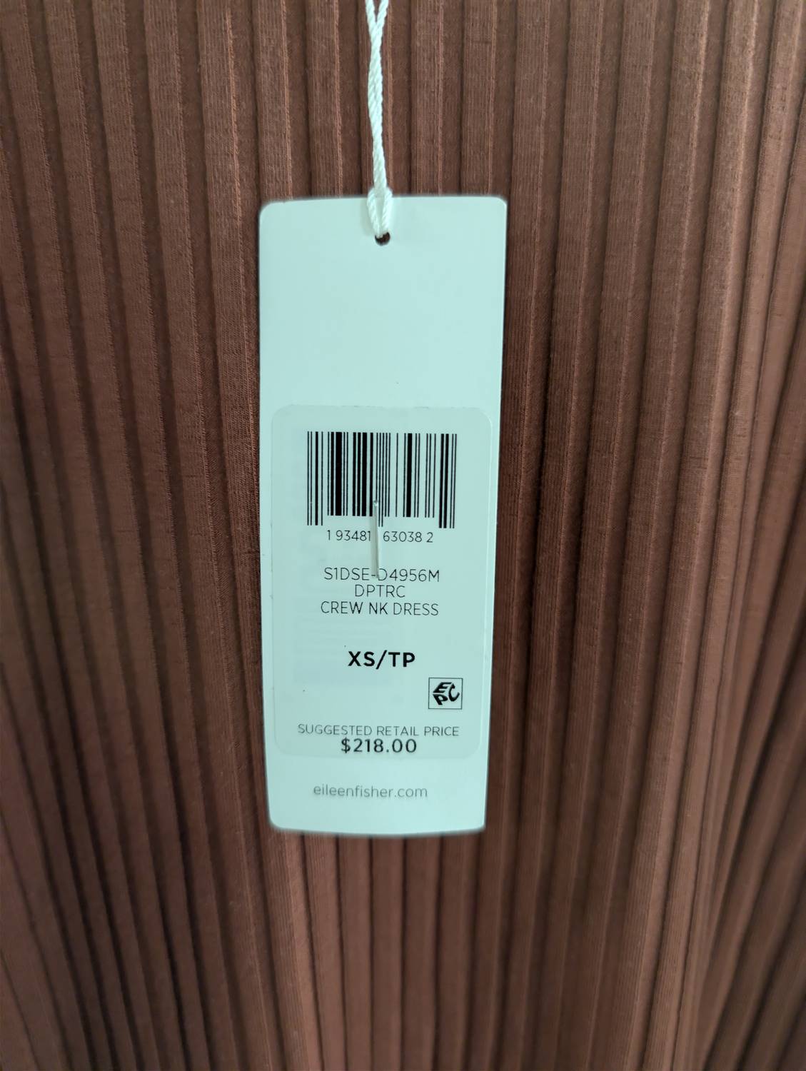 Eileen Fisher - WOMEN'S CREW NECK DRESS