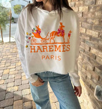 By Jodi Llc - Women's Haremes Easter Graphic Sweatshirt