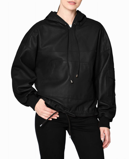 Nicole Miller - Leather Space Hoodie