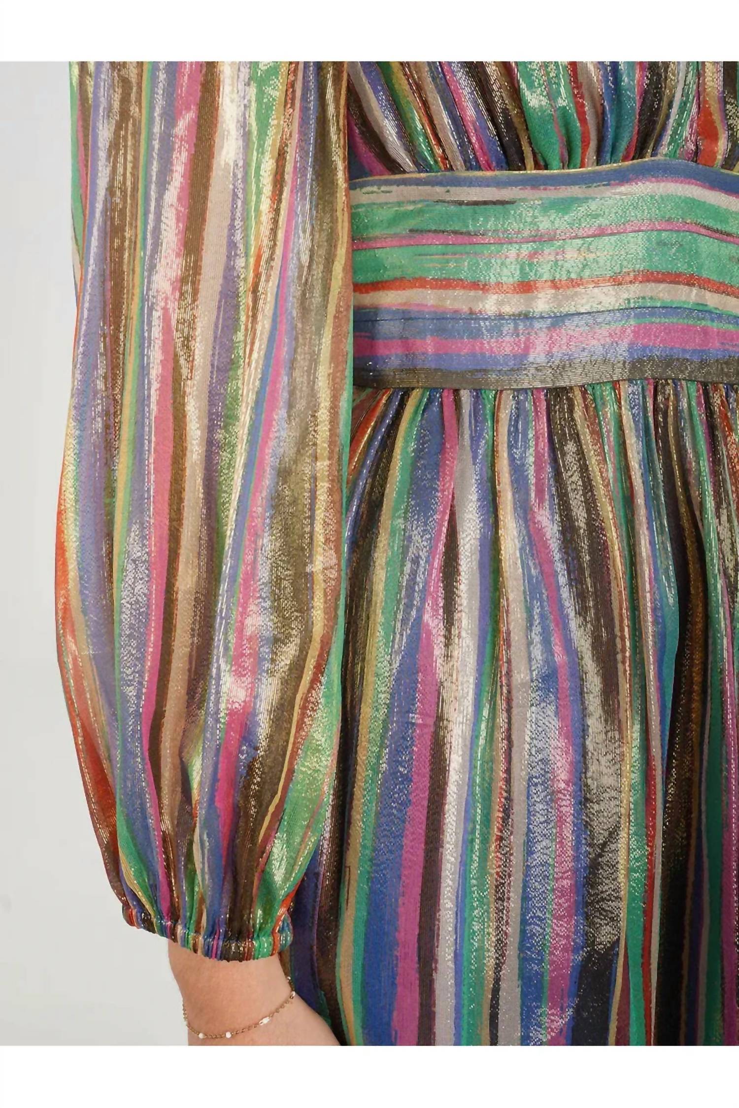 Emily McCarthy Tinsel Penny Mini Dress in multicolor - women's dress - view 5