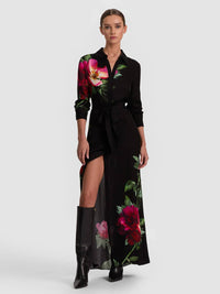 Alice + Olivia - Chassidy Maxi Shirt Dress