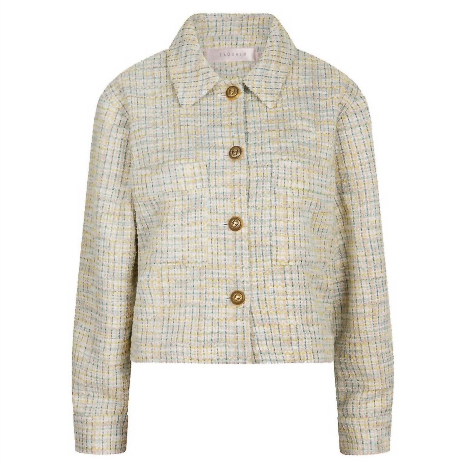 Esqualo - Tweed Button Jacket