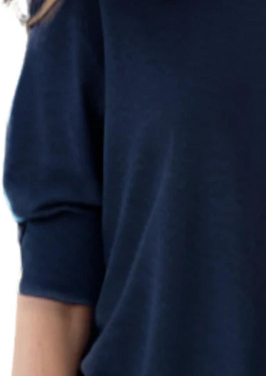 Autumn Cashmere - Elbow Sleeve Relaxed Crew Pullover