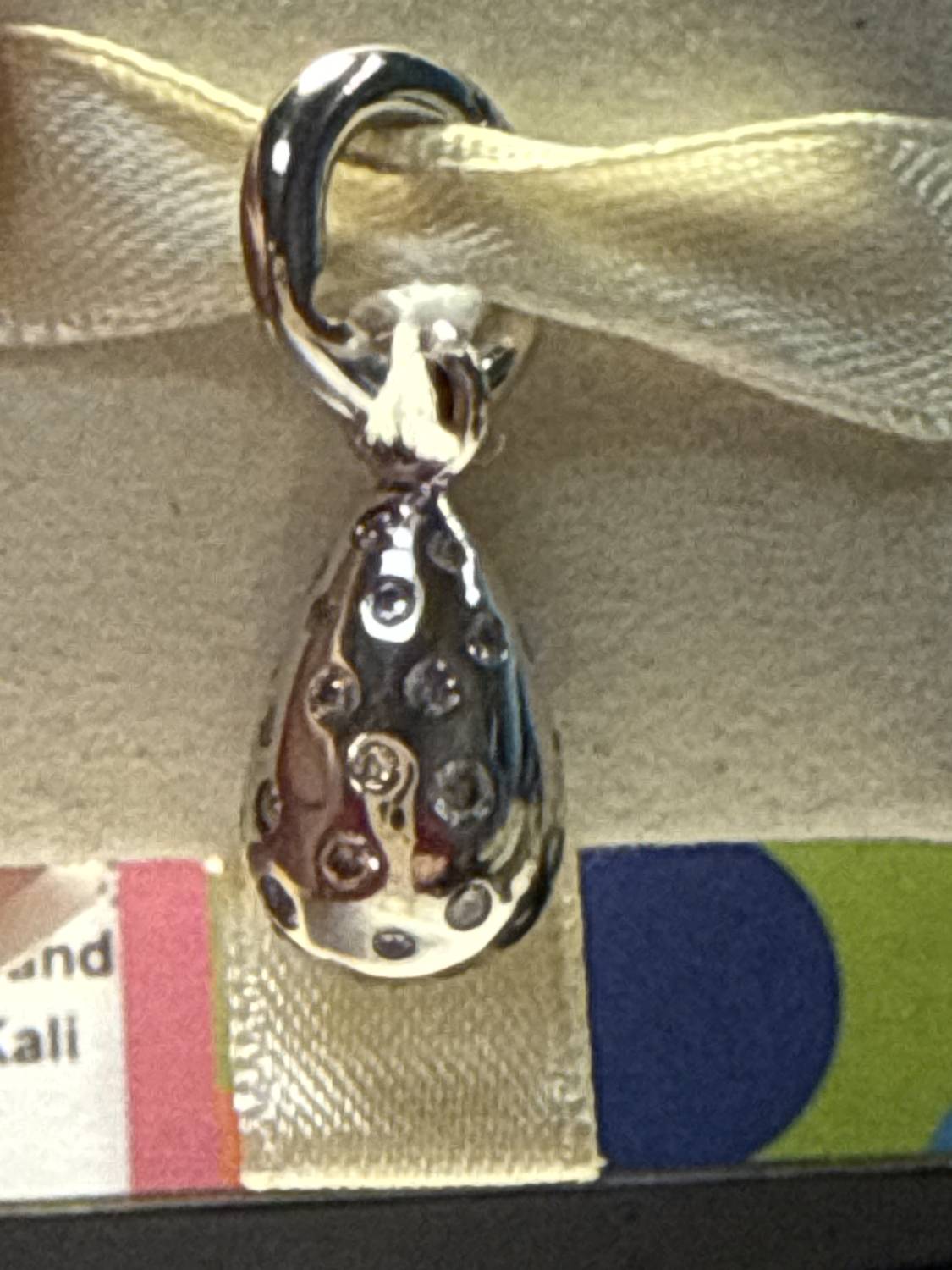 Story Jewellery - Women's Diamond Drop Charm